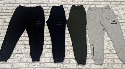 Штаны Спорт Shon S1065 black - делук