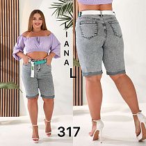 Шорты Liana Denim 317 grey Шорты Liana Denim 317 grey - делук
