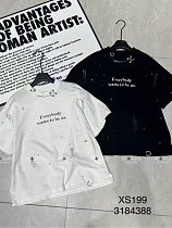 Футболка Delfinka XS199 black - делук