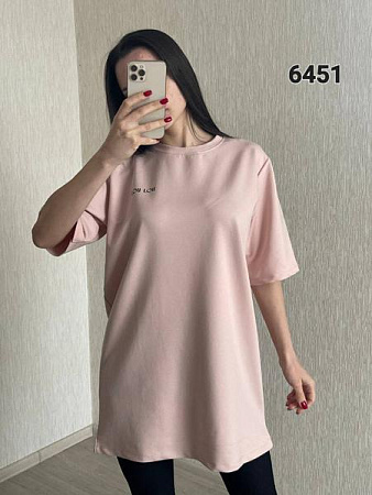 Футболка Fsn 6451 pink - делук