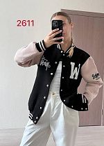 Куртка Fsn 2611 black-beige - делук