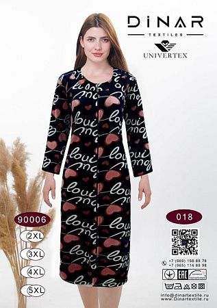 Халат Imlion 90006-018 black - делук