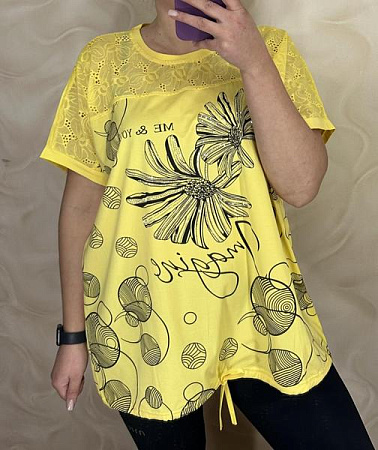 Футболка Levisha 26011 yellow - делук