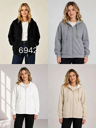 Кофта Спорт Gertie 6942 grey - делук