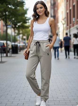 Штаны Спорт Delviago DL737 beige - делук