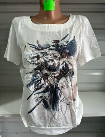 Футболка Gertie 6297 white-navy - делук