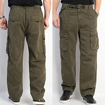 Штаны Maxim Jeans 8821-10 olive - делук