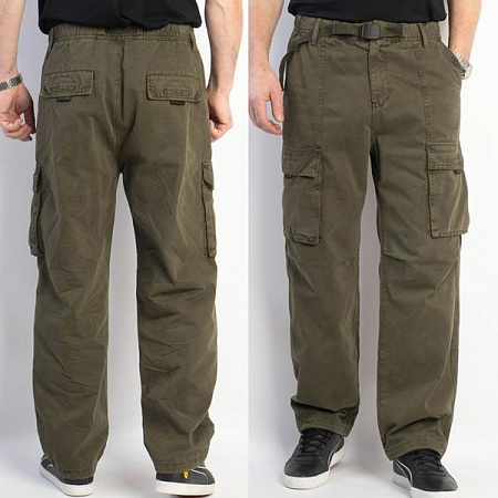 Штаны Maxim Jeans 8821-10 olive - делук