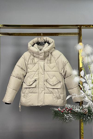 Куртка Delfinka 6607 beige - делук