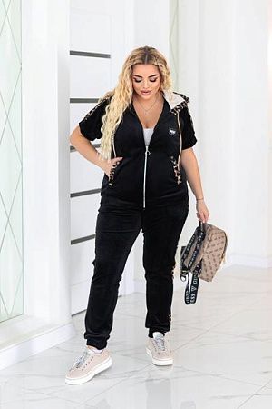 Костюм Спорт Seven Zikina 914 black-leo - делук