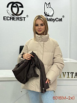 Пуховик Yafeier 6052 beige - делук
