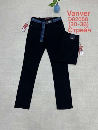 Джинсы Vanver D82058 black - делук
