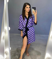 Халат Gull 62-1 purple - делук