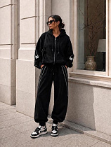 Костюм Спорт Yafeier 7020 black - делук