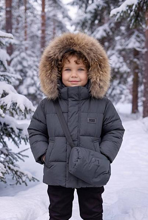 Куртка Delfinka 8602 grey - делук