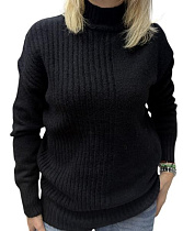 Свитер Elena&Vika 24066 black - делук