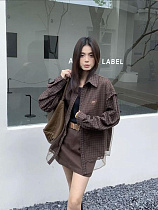 Рубашка Style Nadezhda 8616 brown - делук