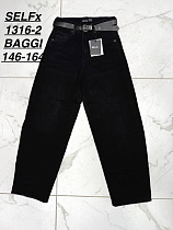 Джинсы Ruxa 1316-2 black - делук