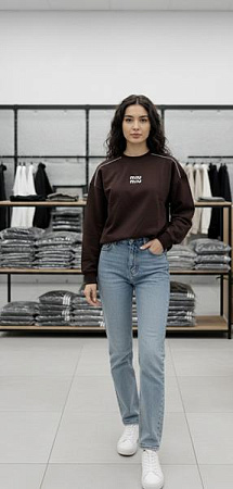 Свитер Delviago 055-2 brown - делук