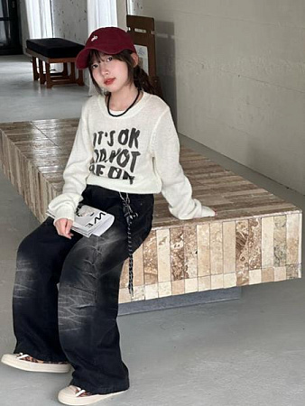 Джинсы Yalisi 7712 black - делук