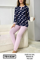 Пижама Estima 70153 navy-pink - делук