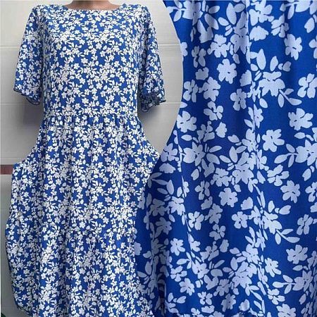 Платье Potok 773 blue-white - делук