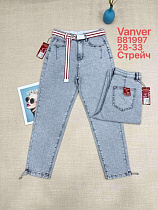 Джинсы Vanver B81997 l.grey - делук