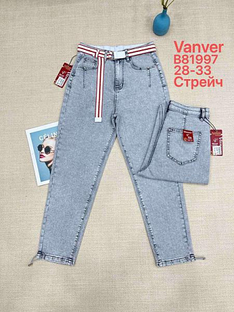 Джинсы Vanver B81997 l.grey - делук