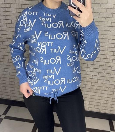 Свитер Levisha 25401 l.blue - делук