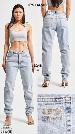 Джинсы Maxim Jeans 3248-FS4 l.blue - делук