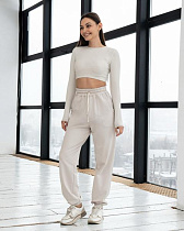 Штаны Спорт Azna Б41 beige - делук