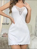 Ночнушка Romeo Life 70576 white - делук