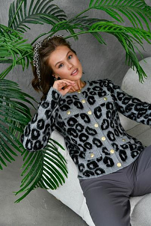 Свитер Karon 8319 grey - делук