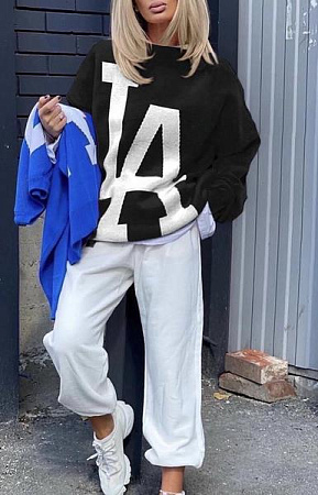 Свитер Aidin-Шик Шок 8837 blue - делук