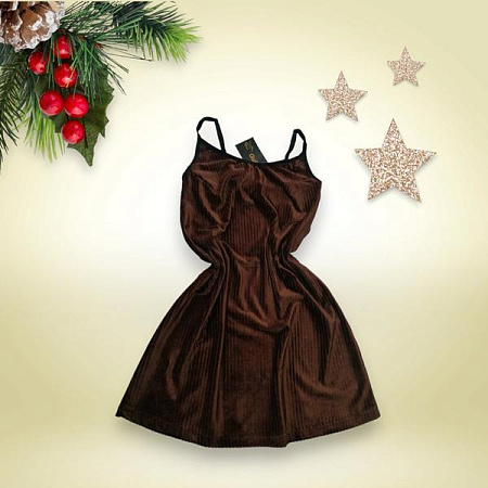 Ночнушка Gull G177 brown - делук