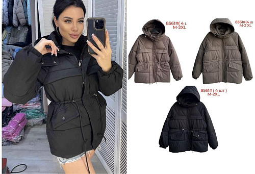 Куртка Katty 8561 black - делук