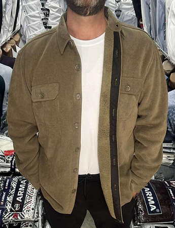 Рубашка Nik 56767 olive - делук