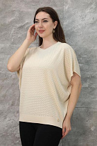 Футболка Julia JL1333 l.beige - делук