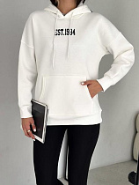Худи Lora LR545 white - делук
