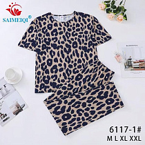 Пижама Estima 6117-1 beige - делук