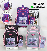 Рюкзак Candy Bags AF27 black - делук