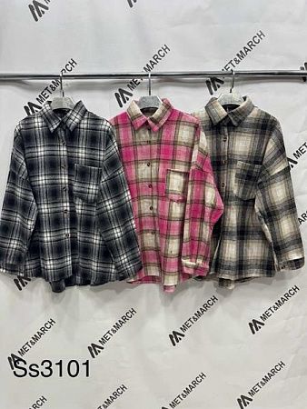 Рубашка Met&March SS3101 pink - делук