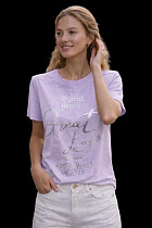 Футболка Levisha 25033 lilac - делук