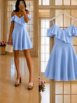 Платье Arina 3132 l.blue - делук