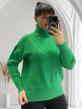 Свитер Levisha 24041 green - делук