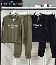 Костюм Спорт Little Secret K004 black - делук