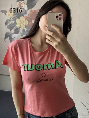 Футболка Fsn 6316 pink - делук