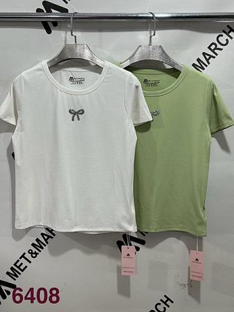 Футболка Met&March 6408 mint - делук