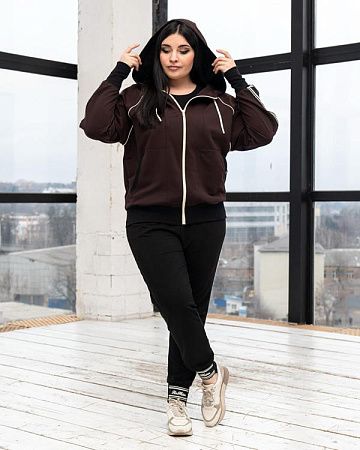 Костюм Спорт Azna Д108 brown - делук