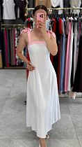 Сарафан Arina 1632 white-pink - делук